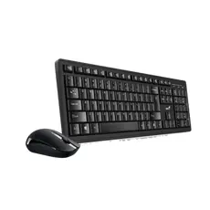 2 - Клавиатура и мышь Genius KM-8200, Беспроводное, Чёрный