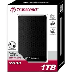 5 - Внешний портативный жесткий диск Transcend StoreJet 25A3, 1 ТБ,...