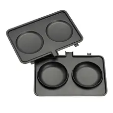 3 - Электрический Гриль Cuisinart GRSM3E, 1000Вт, Серебристый