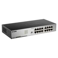 3 - Сетевой коммутатор D-Link DGS-1016D/I1A, 16x 10/100/1000 Мбит/с