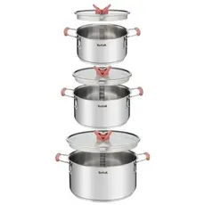 6 - Набор кастрюль Tefal Opti'Space, 5,2л, Нержавеющая сталь
