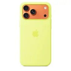 3 - Чехол Apple iPhone 17 Pro Max Silicone Case with MagSafe, Neon Yellow