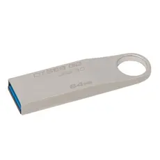 3 - USB Flash накопитель Kingston DataTraveler SE9 G2, 64Гб, Серебристый