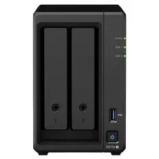 3 - SYNOLOGY "DS720+", 2-bay, Intel Celeron 4-core 2-2.7Ghz, 2Gb+1Slot,...