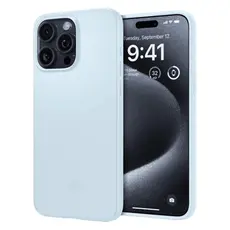 4 - Чехол Spigen iPhone 15 Pro Thin Fit, Приглушённый синий