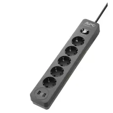 4 - Сетевой фильтр APC Essential SurgeArrest PME5U2B-RS, 5 Розеток,...