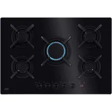 3 - Газовая варочная панель AEG HKB75453NB, Чёрный