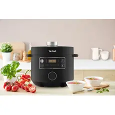 6 - Мультиварка-скороварка Tefal CY754830, Чёрный