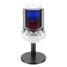 4 - Игровой Микрофон Havit GK50, Проводной, Белый