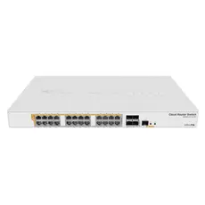 2 - PoE коммутатор MikroTik CRS328-24P-4S+RM, Белый