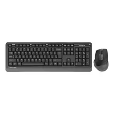 4 - Клавиатура и мышь A4Tech FG1035, Беспроводное, Чёрный | Серый