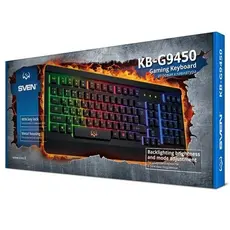 4 - Клавиатура SVEN KB-G9450, Проводное, Чёрный
