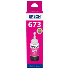 2 - Контейнер с чернилами Epson T673, 70мл, Пурпурный