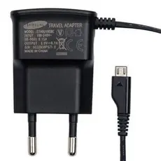 3 - Зарядное устройство Samsung Travel Charger microUSB, 5Вт, Чёрный