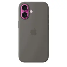 3 - Чехол Apple iPhone16 Silicone Case with MagSafe, Stone Gray