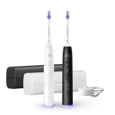 3 - Электрическая звуковая зубная щетка Philips HX7419/01, Черный | Белый