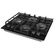 5 - Газовая варочная панель Gorenje GTW6D42AB, Чёрный