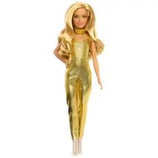 5 - Кукла Barbie "Модница в золотистом комбинезоне"