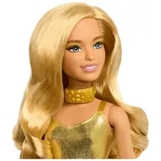 2 - Кукла Barbie "Модница в золотистом комбинезоне"