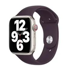 2 - Ремешок для часов Apple MP7Q3ZM/A, Силикон, Large, Бордовый