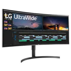 4 - 37,5" Монитор LG 38WN75C-B, IPS 3840x1600 UW4K, Чёрный