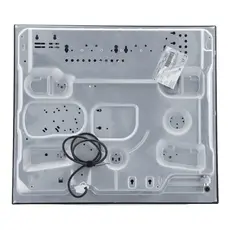4 - Газовая варочная панель Bosch PPP6A6B20, Чёрный