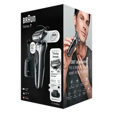 4 - Электробритва мужская Braun 71-S7200cc, Серебристый