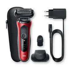 5 - Электробритва мужская BRAUN 60-R1200s, Красный