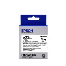 Tape Cartridge EPSON LK4WBA3 Heat Shrink: d3mm/2,5m, Black/White, C53S654903...