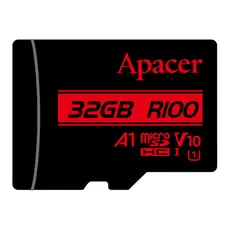 2 - Карта памяти Apacer microSDHC UHS-I U1 Class 10, 32Гб