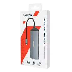 5 - USB-концентратор Canyon DS-15, Серый