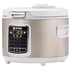 2 - Мультиварка VITEK VT-4281, Нержавеющая сталь | Белый