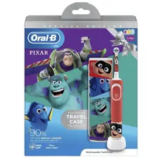 4 - Электрическая зубная щетка BRAUN Kids Vitality D100, Красный