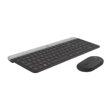 6 - Клавиатура и мышь Logitech MK470, Беспроводное, Графитовый