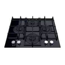3 - Газовая варочная панель Hotpoint-Ariston HAGS 61F/BK, Чёрный