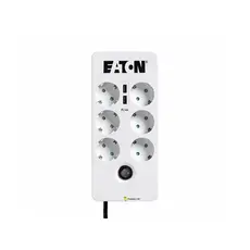 3 - Сетевой фильтр Eaton PB6UD, 6 Розеток, 1,5м, Белый