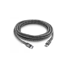 Type-C to Type-C Cable Cellular, Long, 2.5M, Black 30508
