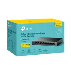 3 - PoE коммутатор TP-LINK LS108GP, 802.3af/at PoE+