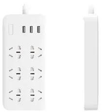 5 - Зарядное устройство Xiaomi Mi Power Strip 3 USB, 5Вт, Белый
