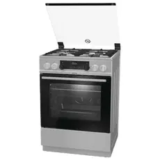 4 - Комбинированная плита Gorenje K 634 XF, Нержавеющая сталь