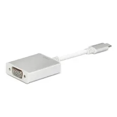 2 - Видеоадаптер Moshi USB-C to VGA Adapter, USB Type-C/VGA D-Sub, Белый
