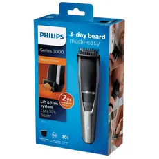 2 - Мужской Триммер Philips Series 3000 BT3216/14, Серебристый | Черный