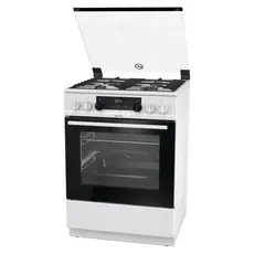 6 - Газовая плита Gorenje Extra Steam KS6350WF, Белый