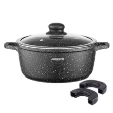 2 - Кастрюля Ardesto AR2454GE, 5л, 26см, Чёрный