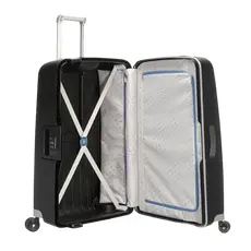 3 - Чемодан для багажа Samsonite S'CURE, 102л, Чёрный