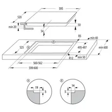 4 - Индукционная варочная панель Gorenje IT 643 BSC, Чёрный