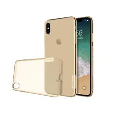 3 - Чехол Nillkin iPhone XS Max - Ultra thin TPU - Nature, Коричневый