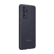 3 - Чехол Samsung Silicone Cover Galaxy A52, Чёрный