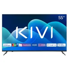4 - 55" QLED SMART Телевизор KIVI 55U770QB, 3840x2160 4K UHD, Android TV,...