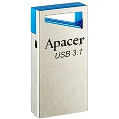 3 - USB Flash накопитель Apacer AH155, 64Гб, Серебристый/Синий